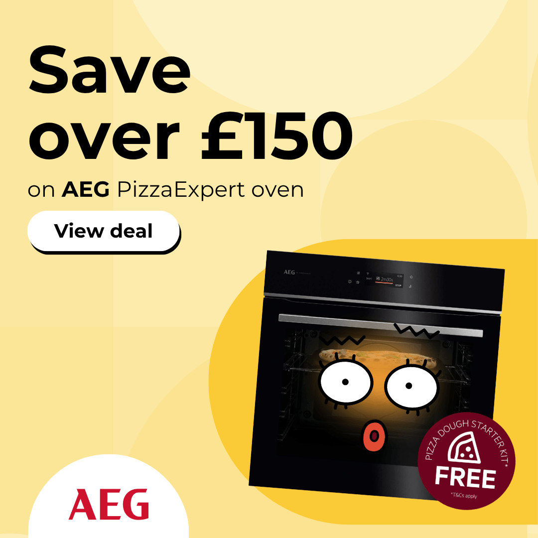 Save over £150 on the AEG PizzaExpert oven